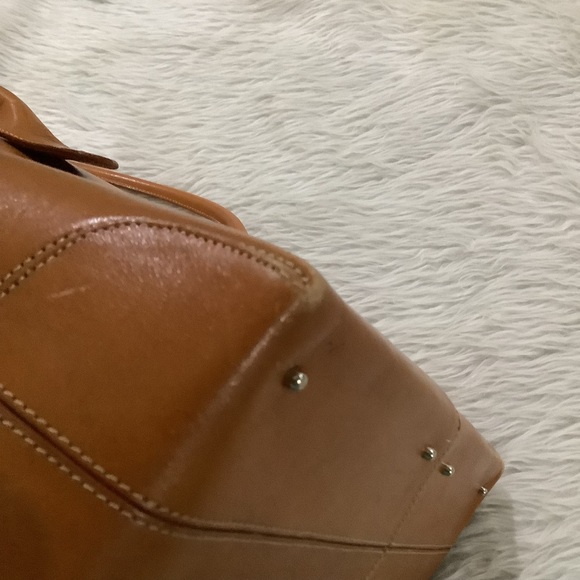 Tods brown large leather shoulder purse - Picture 13 of 16